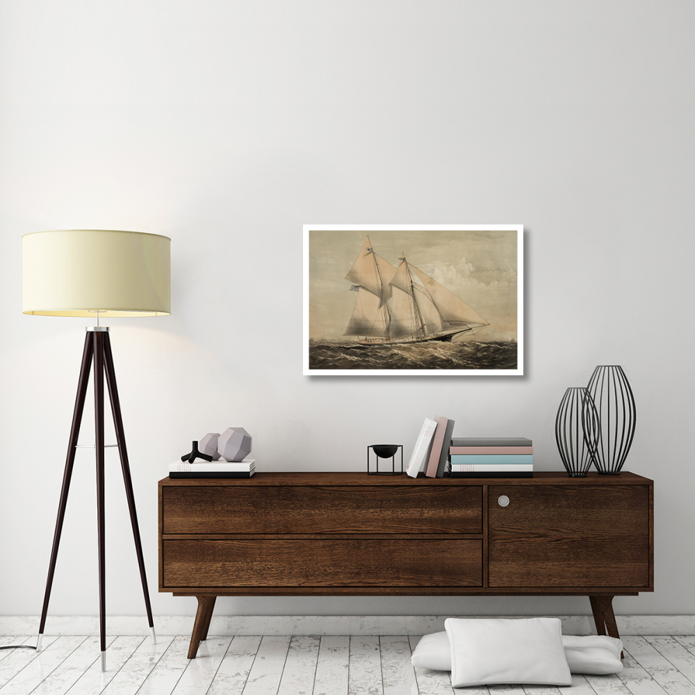 The Yacht -Paper Art-38&quotx26"