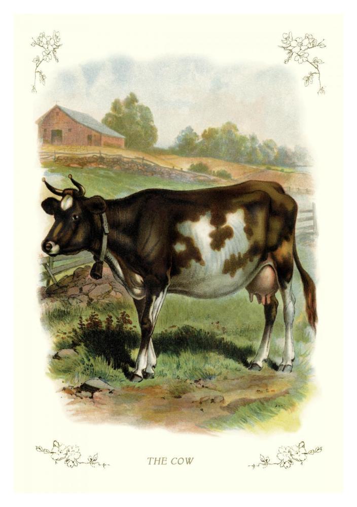 The Cow, 1900-Paper Art-26"x38"
