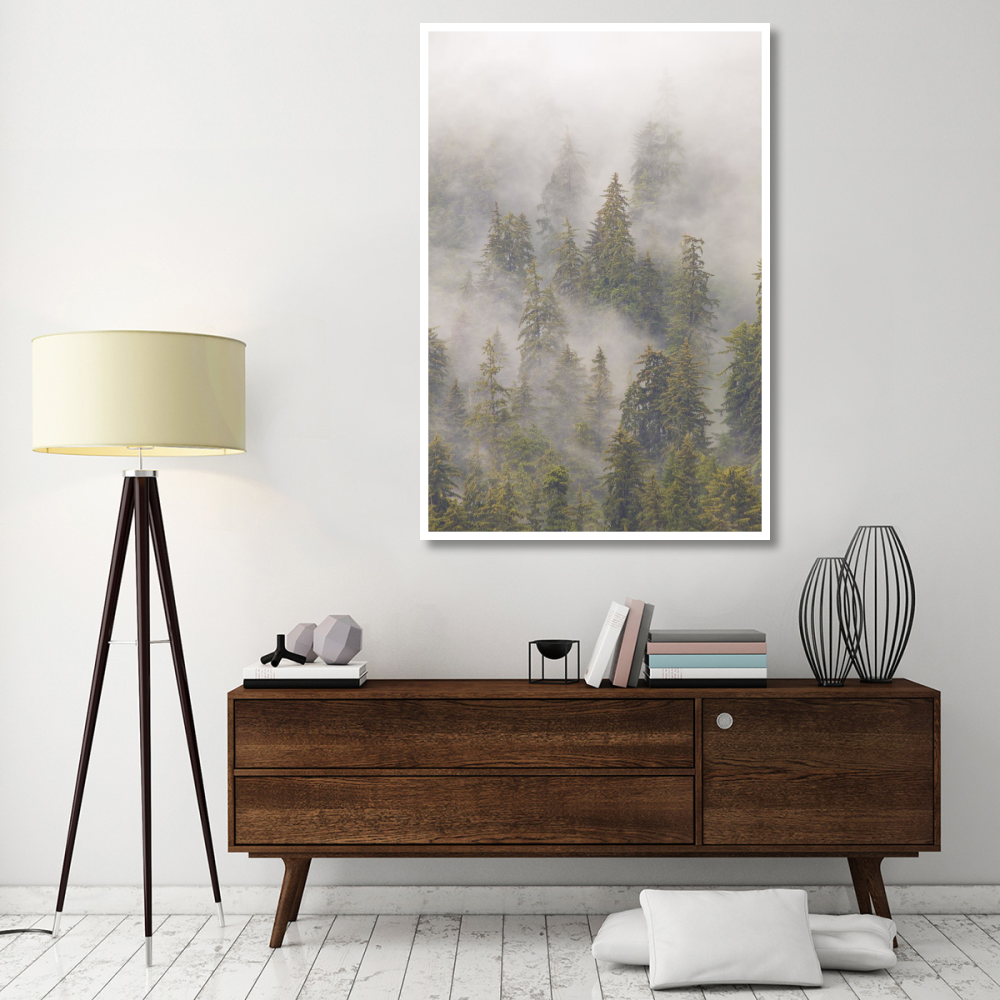 Mist in Tongass National Forest, Juneau, Alaska-Paper Art-42&quotx62"
