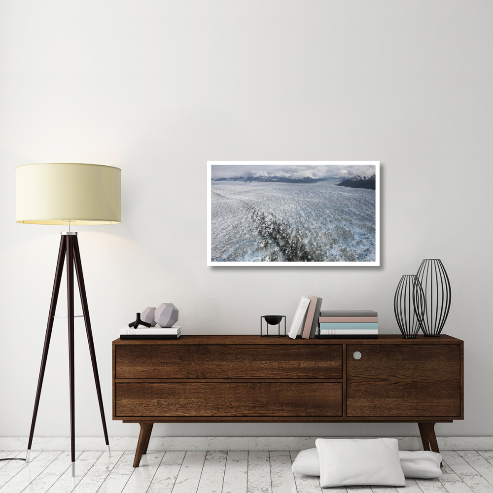 Hubbard Glacier, Gilbert Point, Wrangell-St. Elias National Park, Alaska-Paper Art-42&quotx25.6"