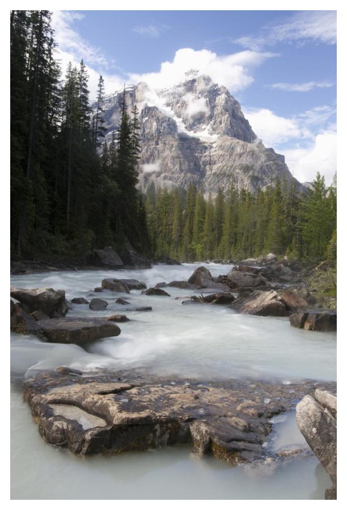 Mount Stephen and Yoho River, Yoho National Park, British Columbia, Canada-Paper Art-34"x50"