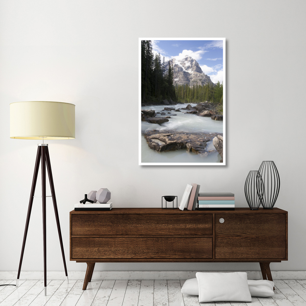 Mount Stephen and Yoho River, Yoho National Park, British Columbia, Canada-Paper Art-34&quotx50"