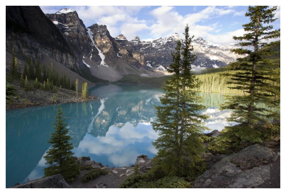 Moraine Lake in the Valley of the Ten Peaks, Banff National Park, Alberta, Canada-Paper Art-50"x34"
