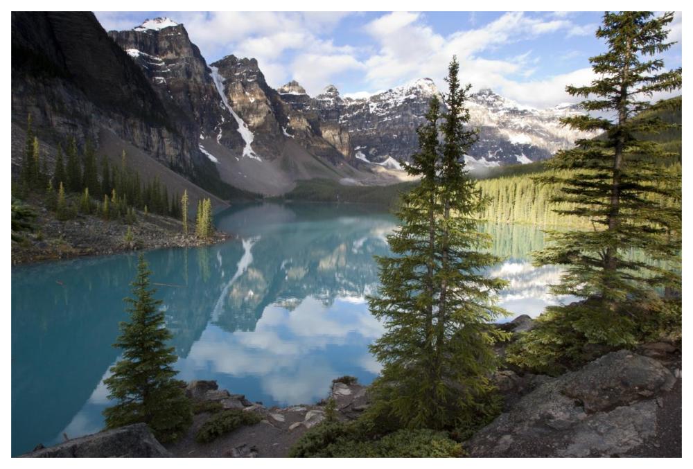 Moraine Lake in the Valley of the Ten Peaks, Banff National Park, Alberta, Canada-Paper Art-62"x42"