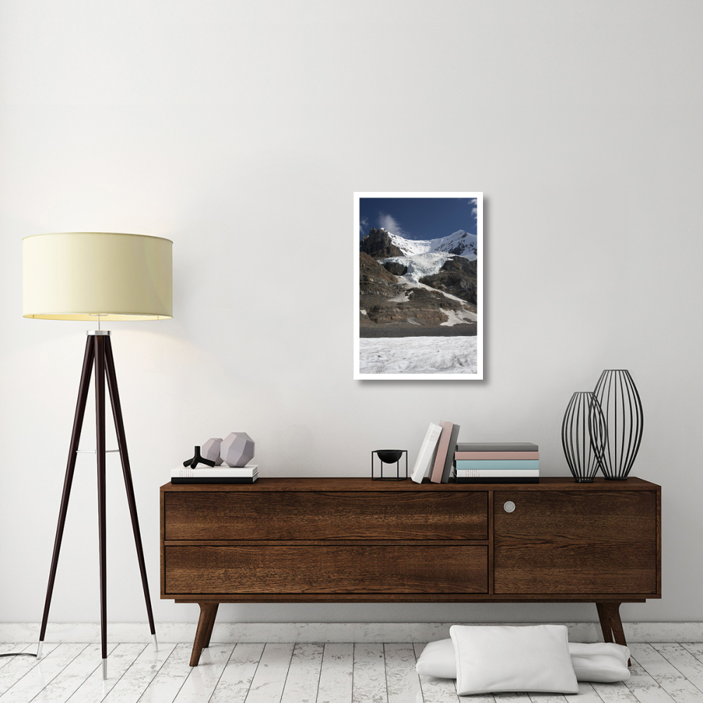 Mount Andromeda and Athabasca Glacier showing cirque, Jasper National Park, Alberta, Canada-Paper Art-22&quotx32"