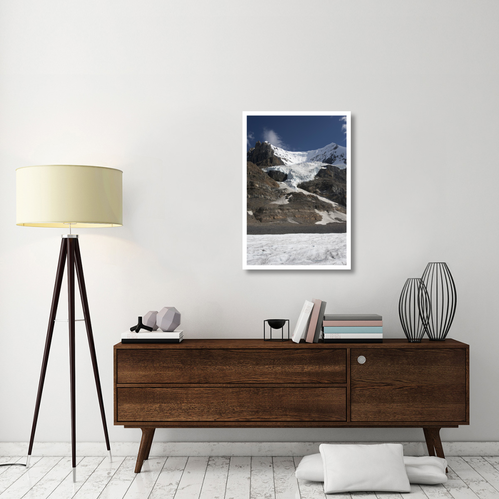 Mount Andromeda and Athabasca Glacier showing cirque, Jasper National Park, Alberta, Canada-Paper Art-26&quotx38"