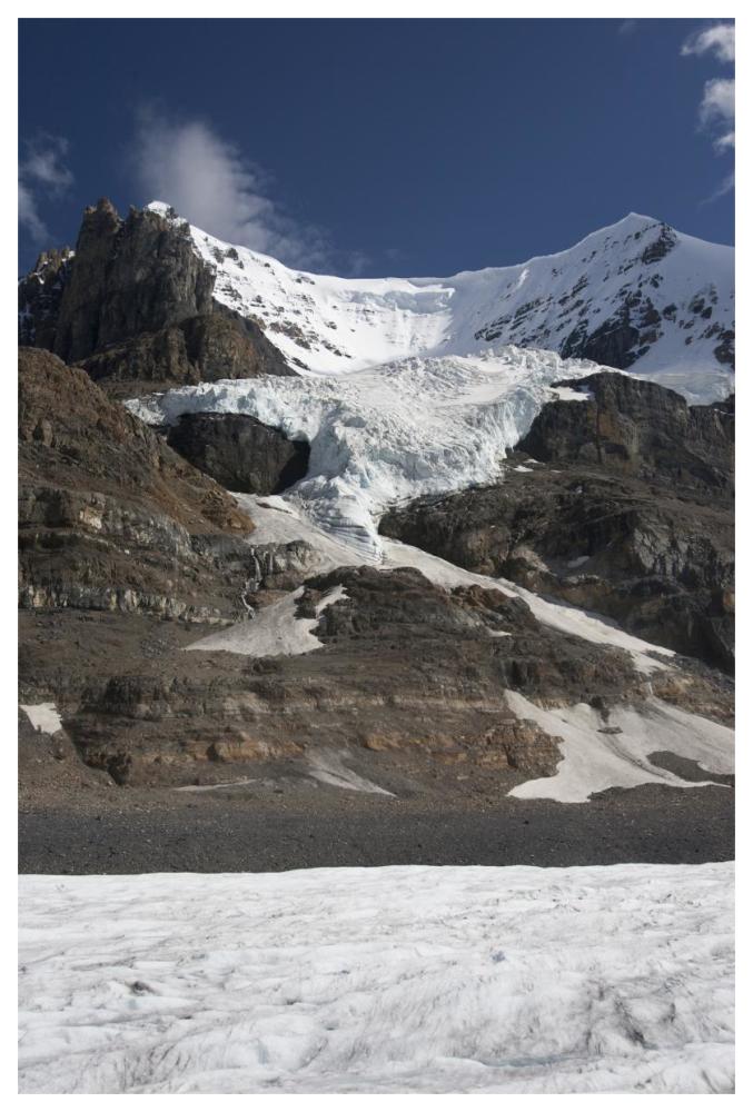 Mount Andromeda and Athabasca Glacier showing cirque, Jasper National Park, Alberta, Canada-Paper Art-42"x62"