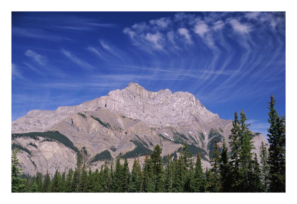 Mount Norquay, Banff National Park, Canada-Paper Art-26"x18"