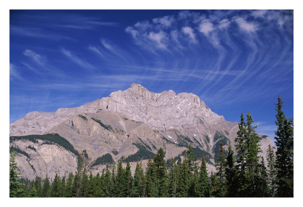 Mount Norquay, Banff National Park, Canada-Paper Art-32"x22"