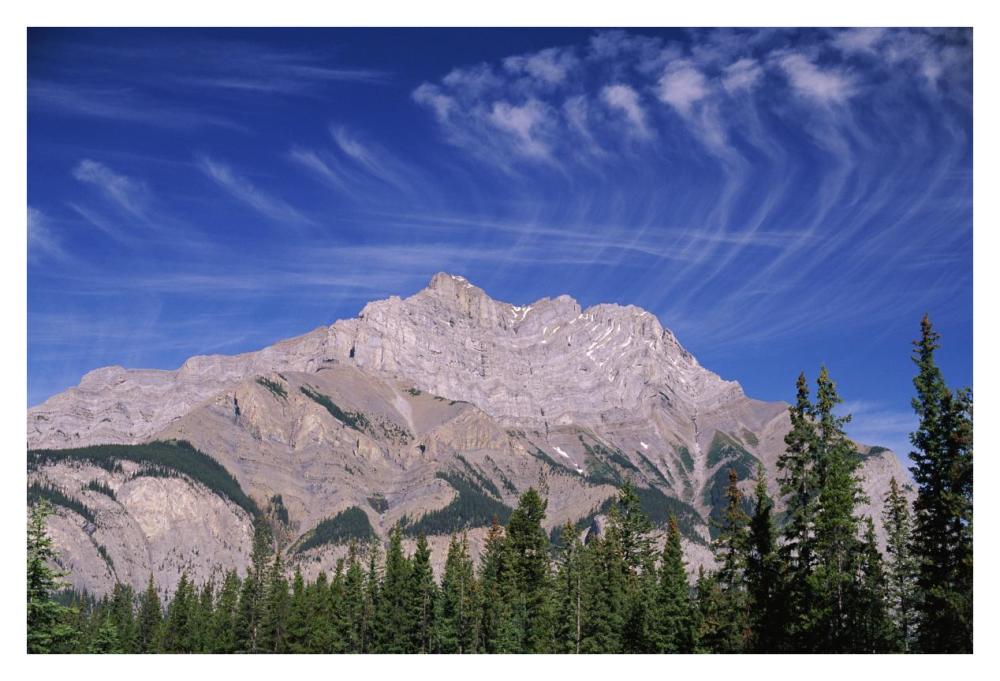 Mount Norquay, Banff National Park, Canada-Paper Art-38"x26"