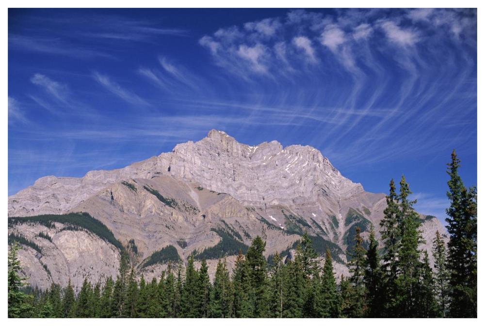 Mount Norquay, Banff National Park, Canada-Paper Art-62"x42"