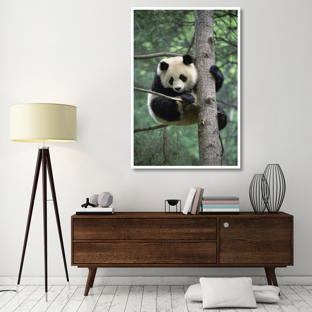 Giant Panda in tree-Paper Art-42&quotx62"