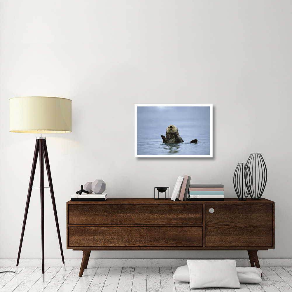 Sea Otter, Prince William Sound, Alaska-Paper Art-32&quotx22"