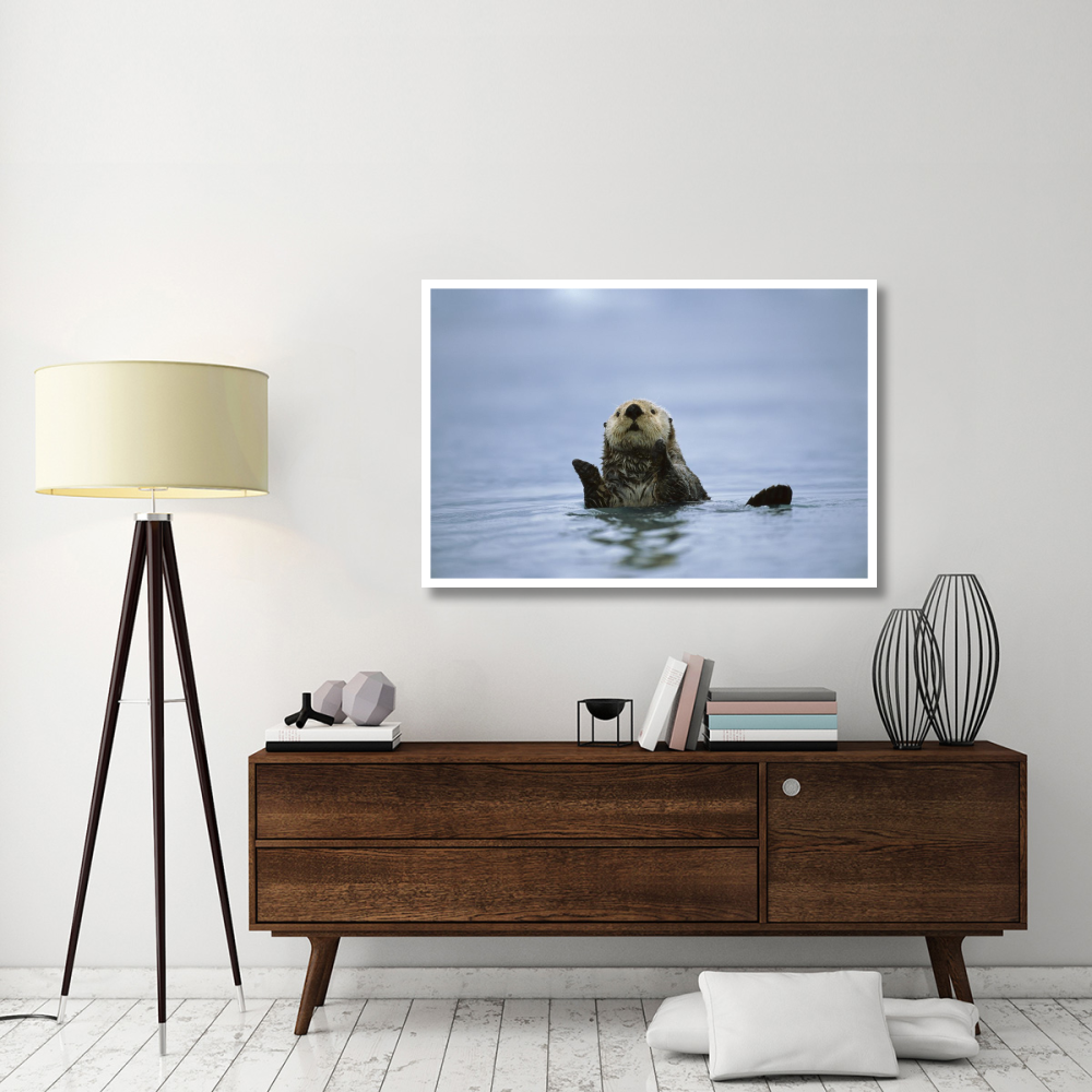 Sea Otter, Prince William Sound, Alaska-Paper Art-50&quotx34"