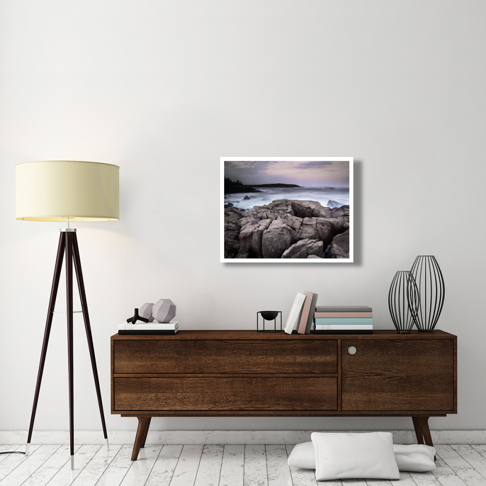 Sunset of the Atlantic Ocean near Thunder Hole, Acadia National Park, Maine-Paper Art-34&quotx26"