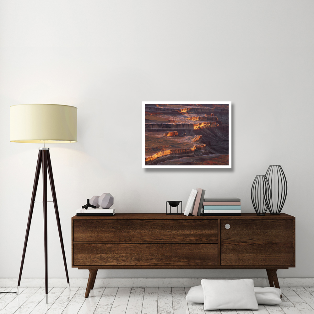 View from Grandview Point over Monument Basin, Island in the Sky, Canyonlands National Park, Utah-Paper Art-34&quotx26"