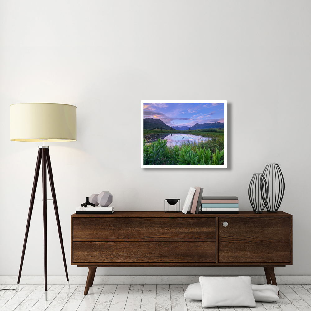 Grand Turk and Kendall Mountains, Molas Pass, Colorado-Paper Art-34&quotx26"