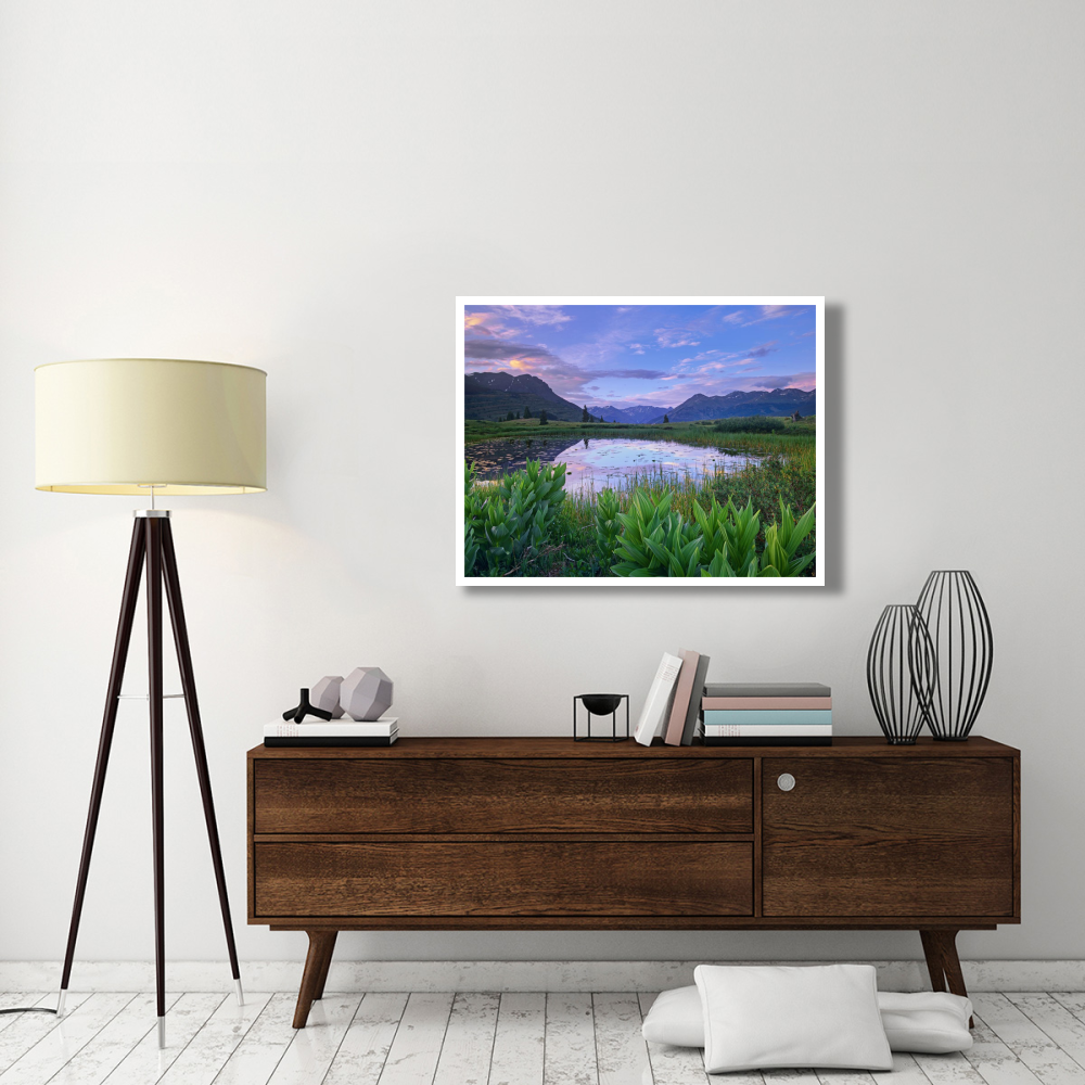 Grand Turk and Kendall Mountains, Molas Pass, Colorado-Paper Art-42&quotx32"