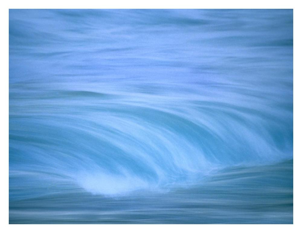 Ocean waves, Hawaii-Paper Art-18"x14"