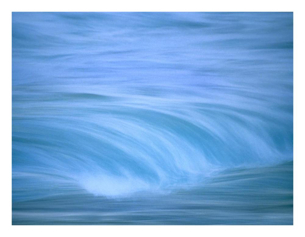 Ocean waves, Hawaii-Paper Art-26"x20"