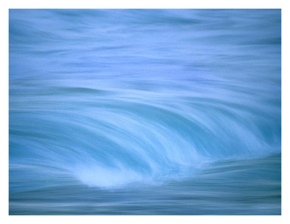 Ocean waves, Hawaii-Paper Art-34"x26"