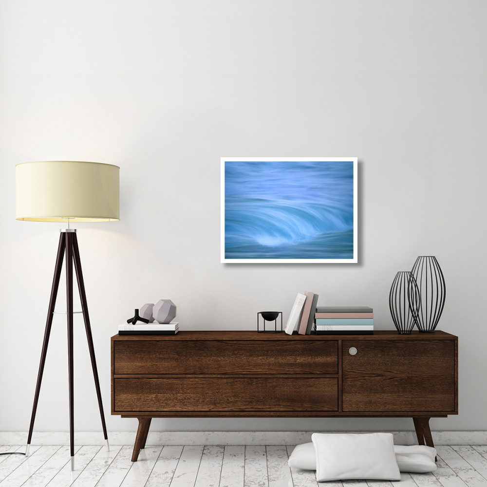 Ocean waves, Hawaii-Paper Art-34&quotx26"