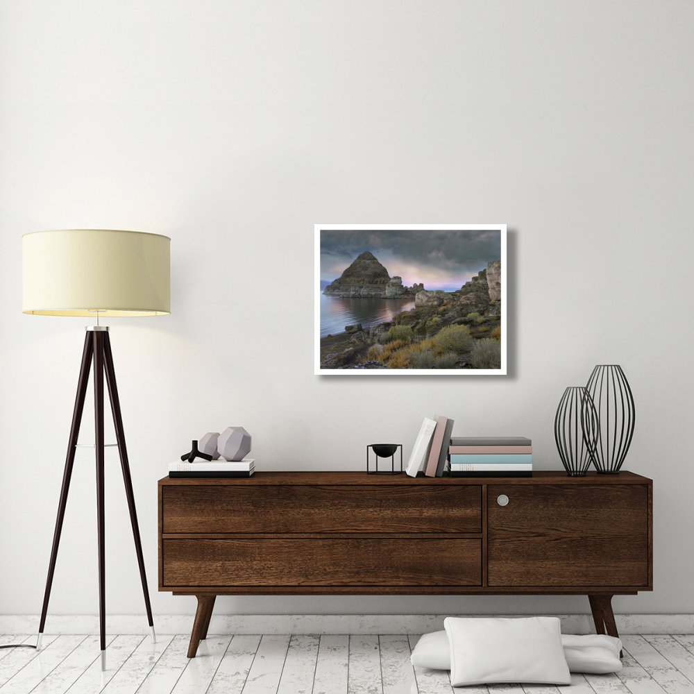 Pyramid Lake, Nevada-Paper Art-34&quotx26"