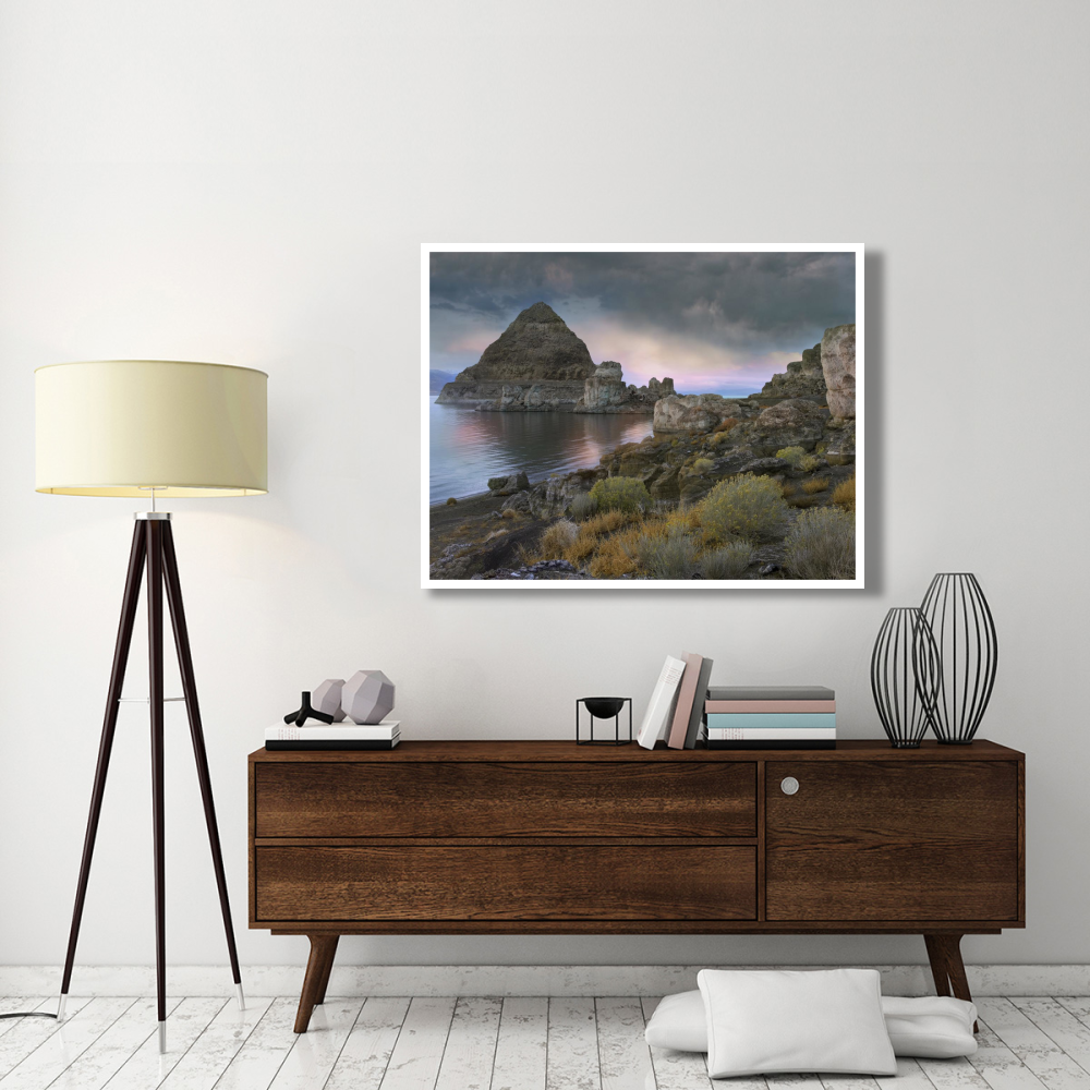 Pyramid Lake, Nevada-Paper Art-50&quotx38"