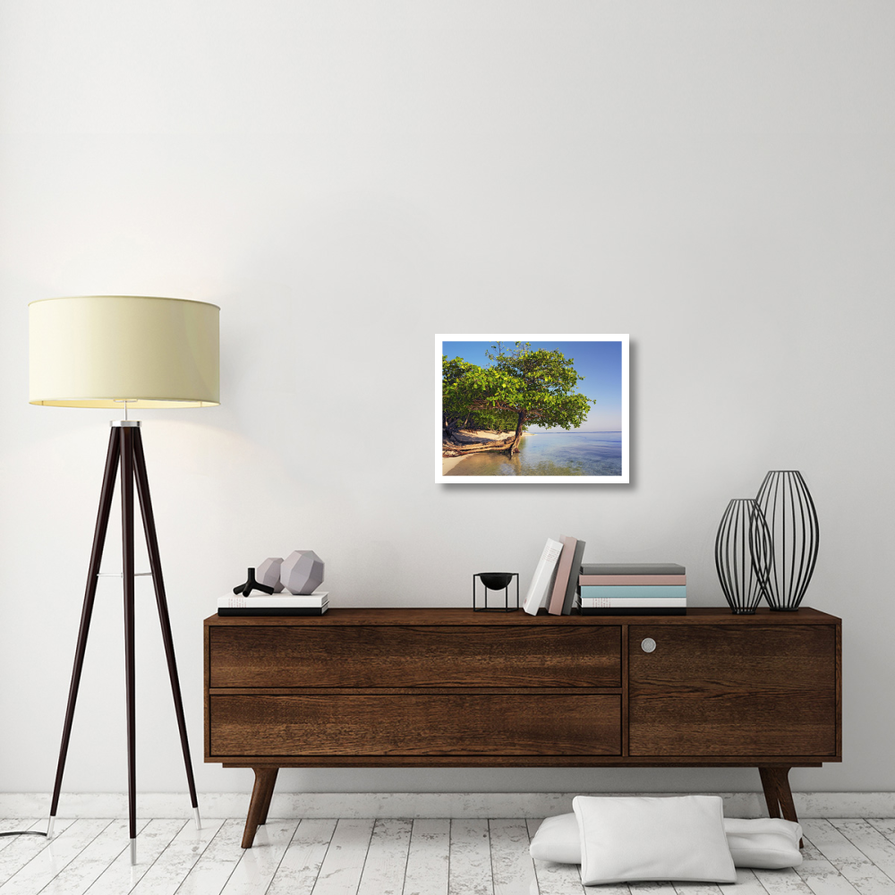 Roatan Island, Honduras-Paper Art-26&quotx20"