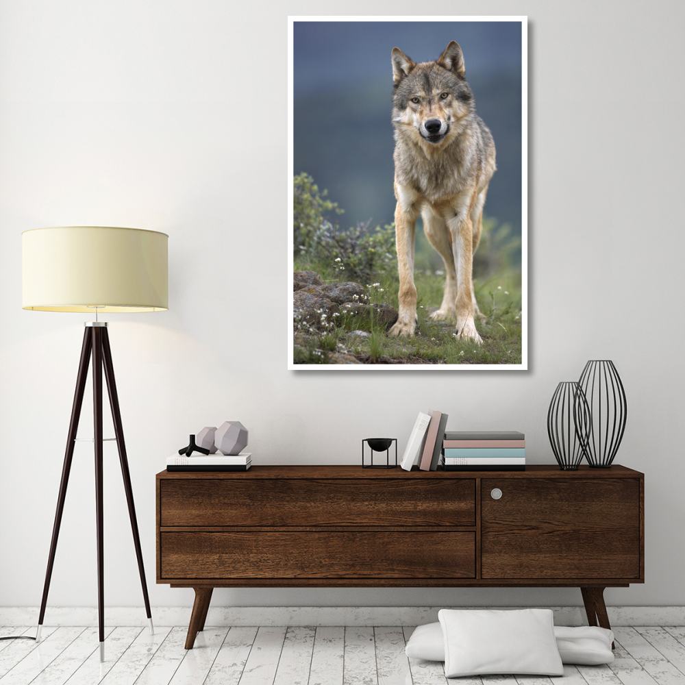 Gray Wolf North America-Paper Art-42&quotx62"
