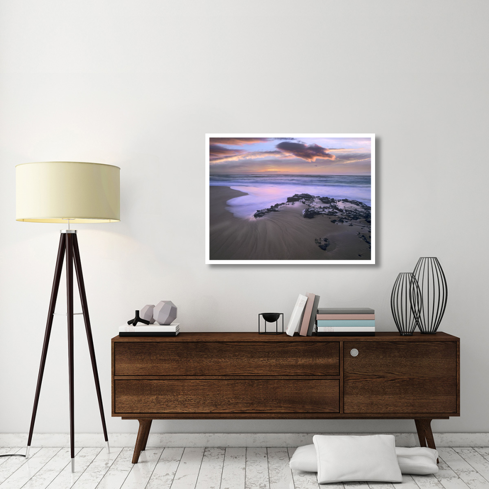Sandy beach, Oahu, Hawaii-Paper Art-42&quotx32"