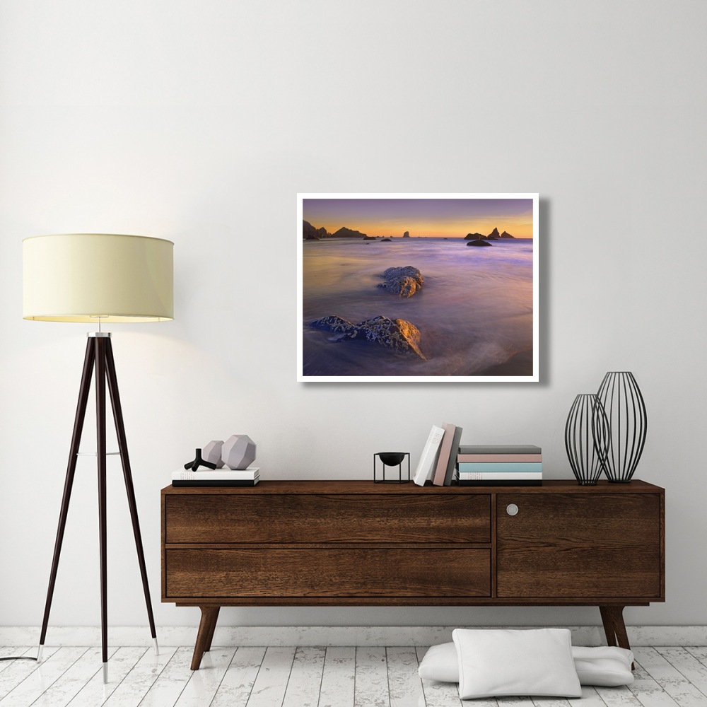 Coastline, Lone Beach, Oregon-Paper Art-42&quotx32"