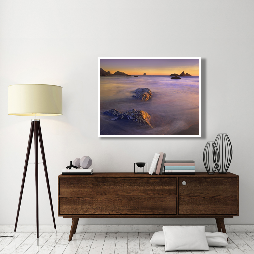 Coastline, Lone Beach, Oregon-Paper Art-50&quotx38"