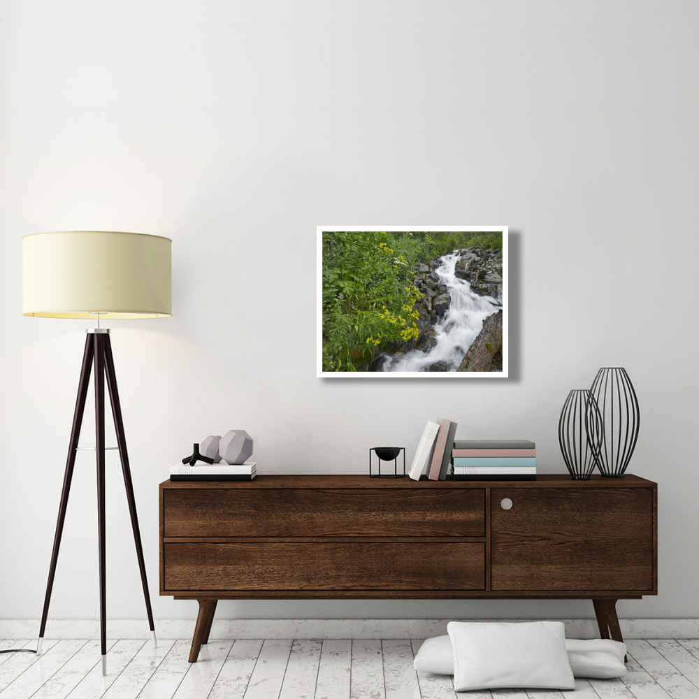 Creek near Silverton, Colorado-Paper Art-34&quotx26"