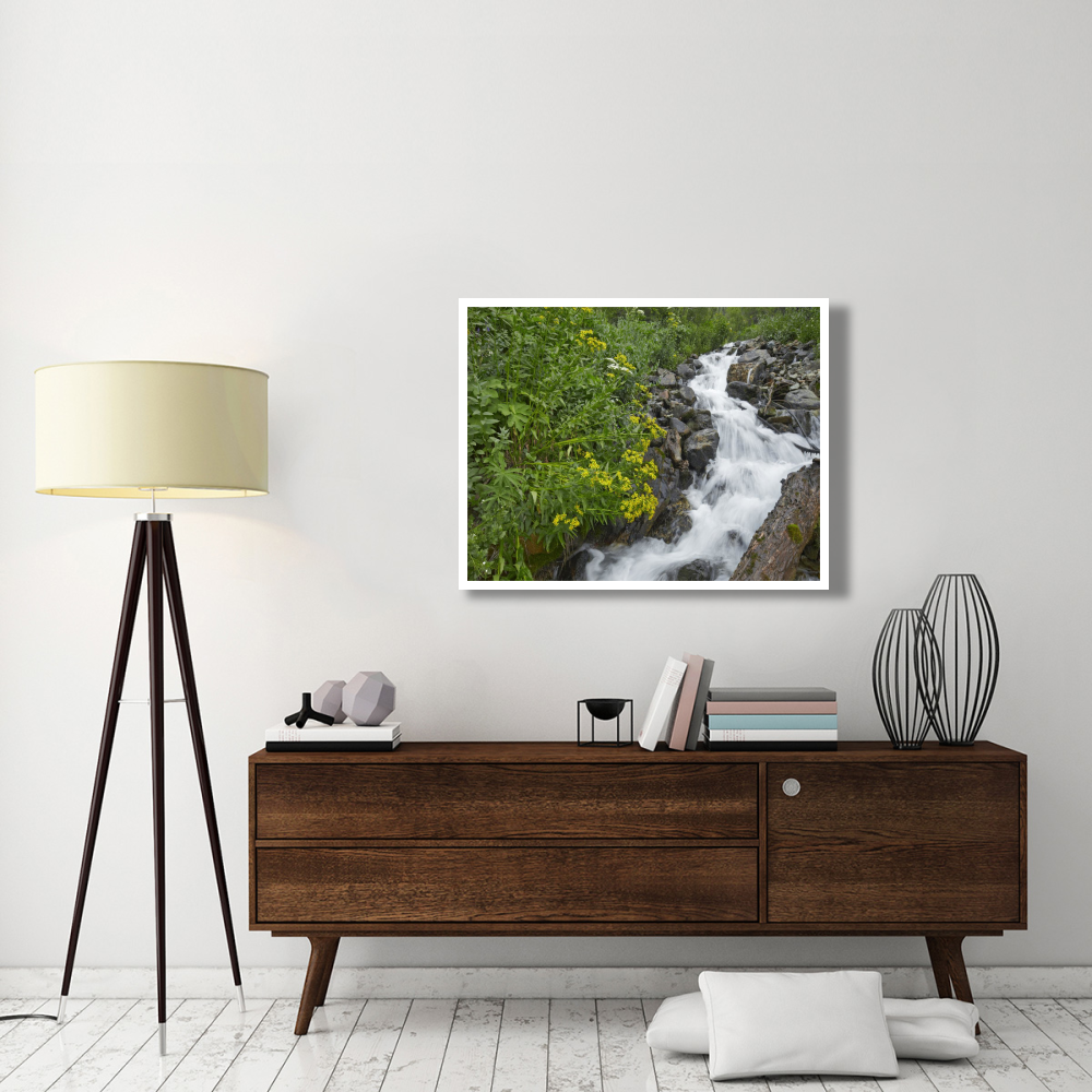 Creek near Silverton, Colorado-Paper Art-42&quotx32"