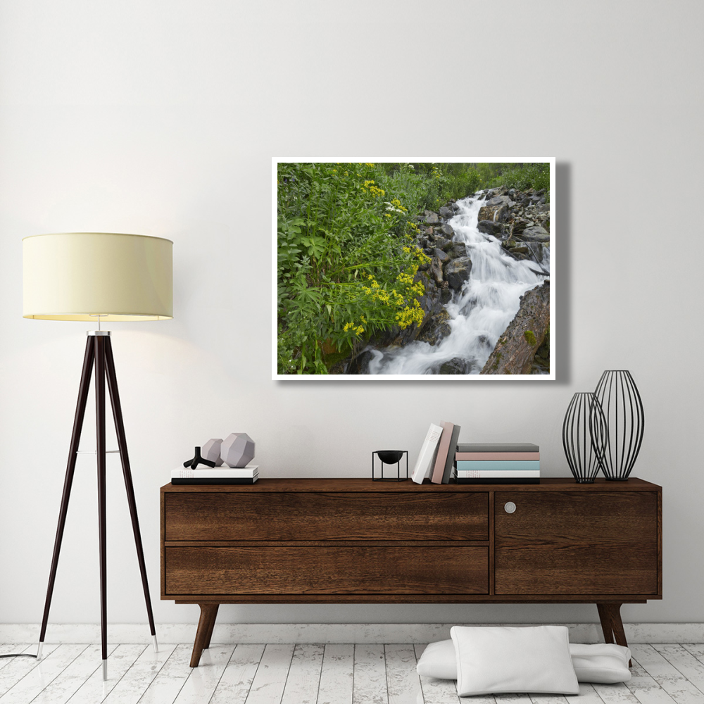 Creek near Silverton, Colorado-Paper Art-50&quotx38"