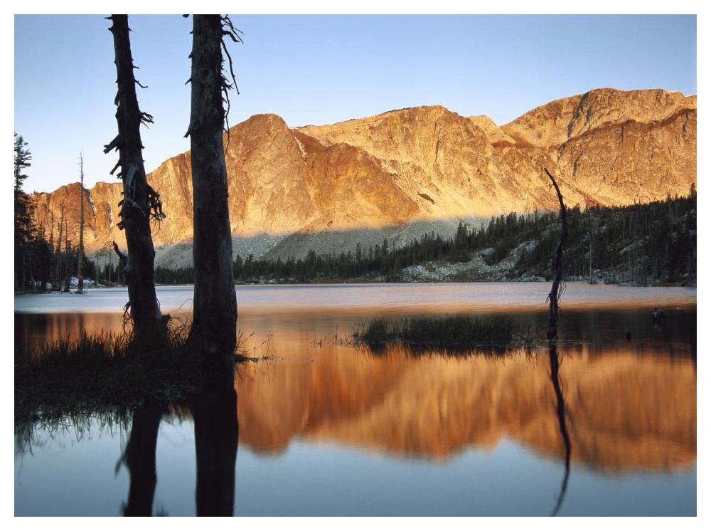 Medicine Bow Mountains, Wyoming-Paper Art-50"x38"