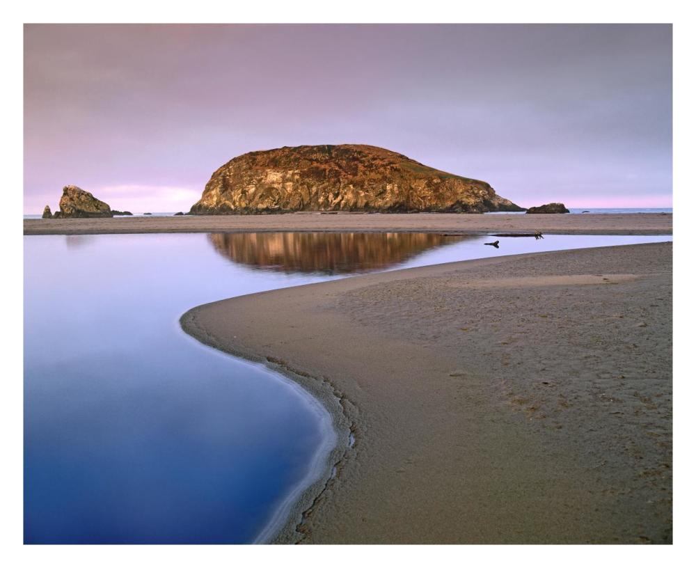 Harris Beach State Park, Oregon-Paper Art-30"x24"