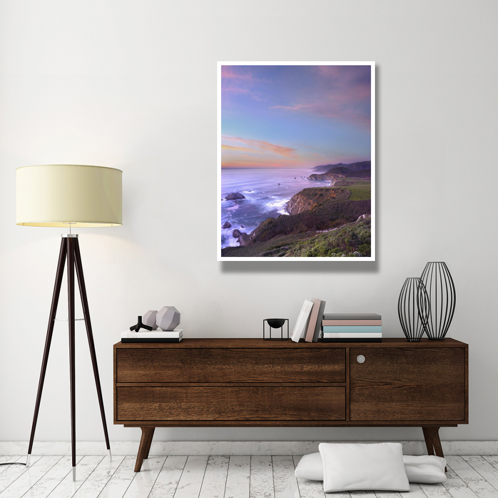 Bixby Bridge, Big Sur, California-Paper Art-38&quotx50"