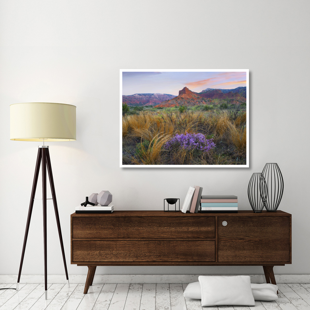 Caprock Canyons State Park, Texas-Paper Art-50&quotx38"
