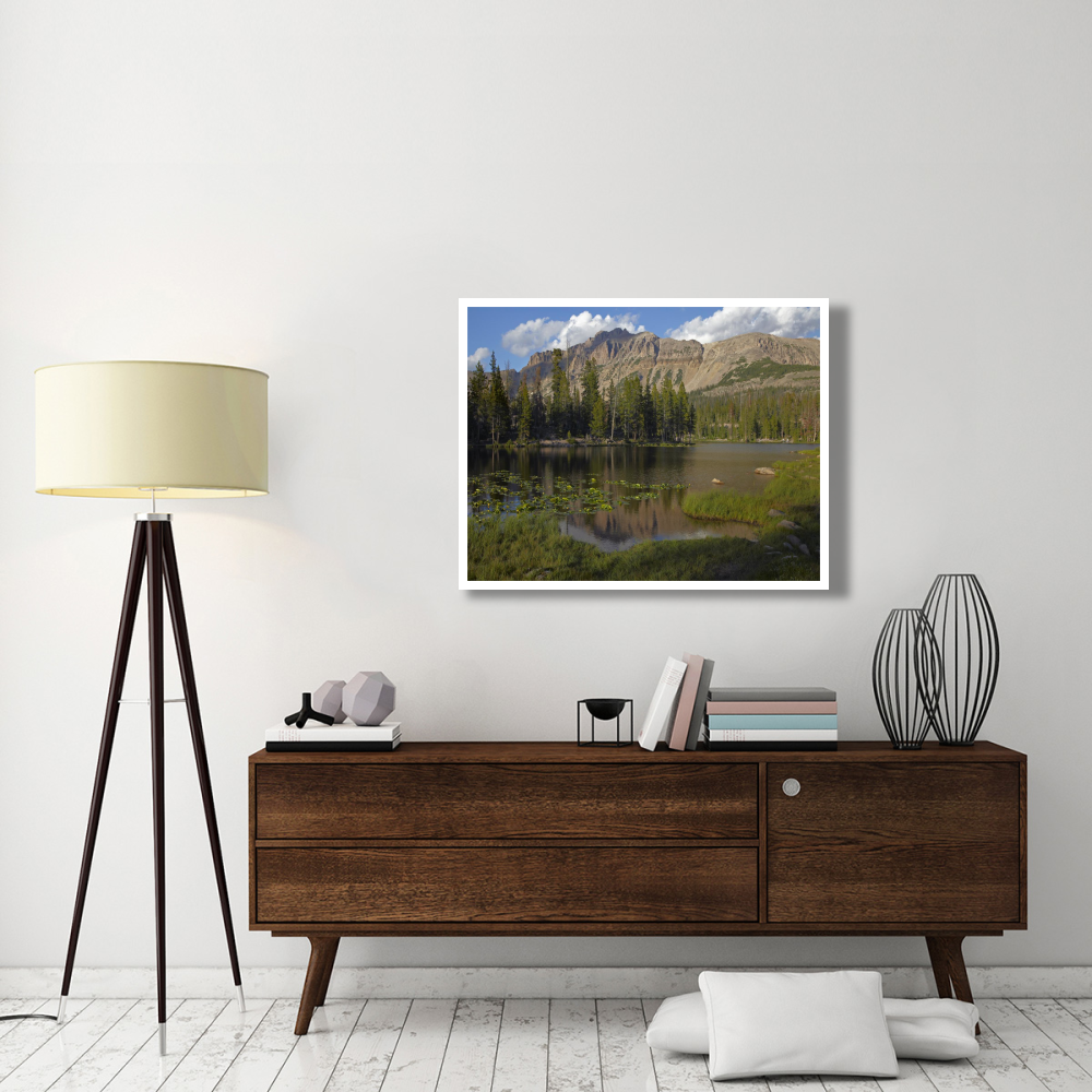 Butterfly Lake, Uinta Range, Utah-Paper Art-42&quotx32"