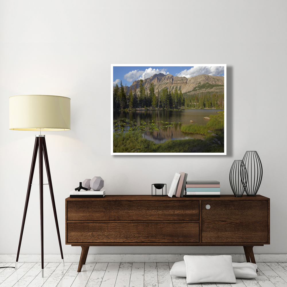 Butterfly Lake, Uinta Range, Utah-Paper Art-50&quotx38"