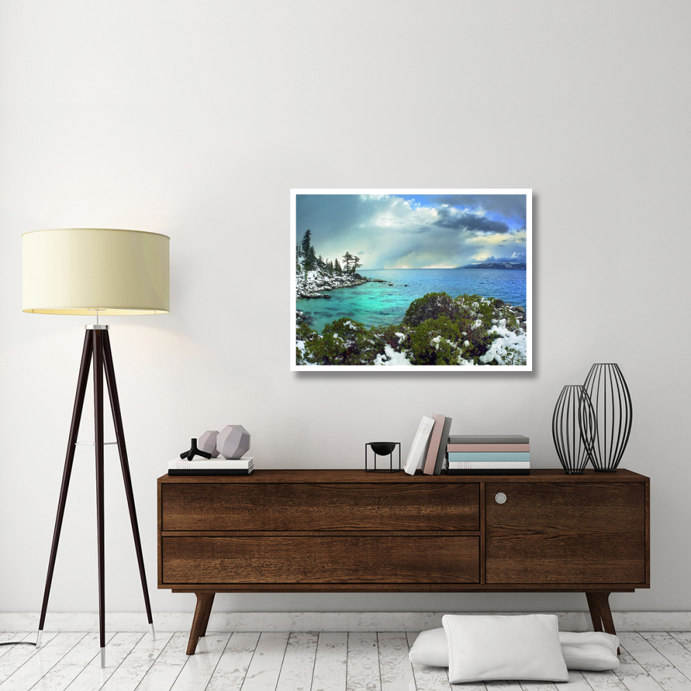 Memorial Point, Lake Tahoe, Nevada-Paper Art-42&quotx32"