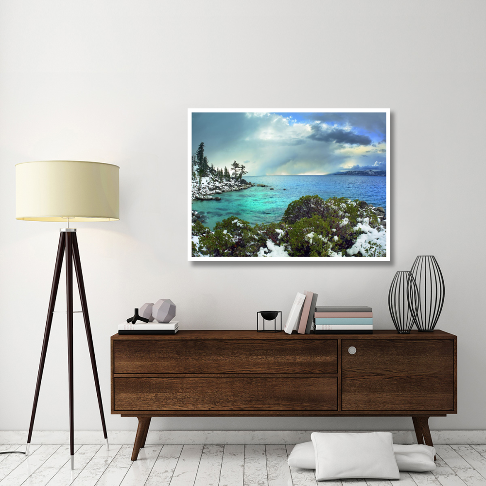 Memorial Point, Lake Tahoe, Nevada-Paper Art-50&quotx38"
