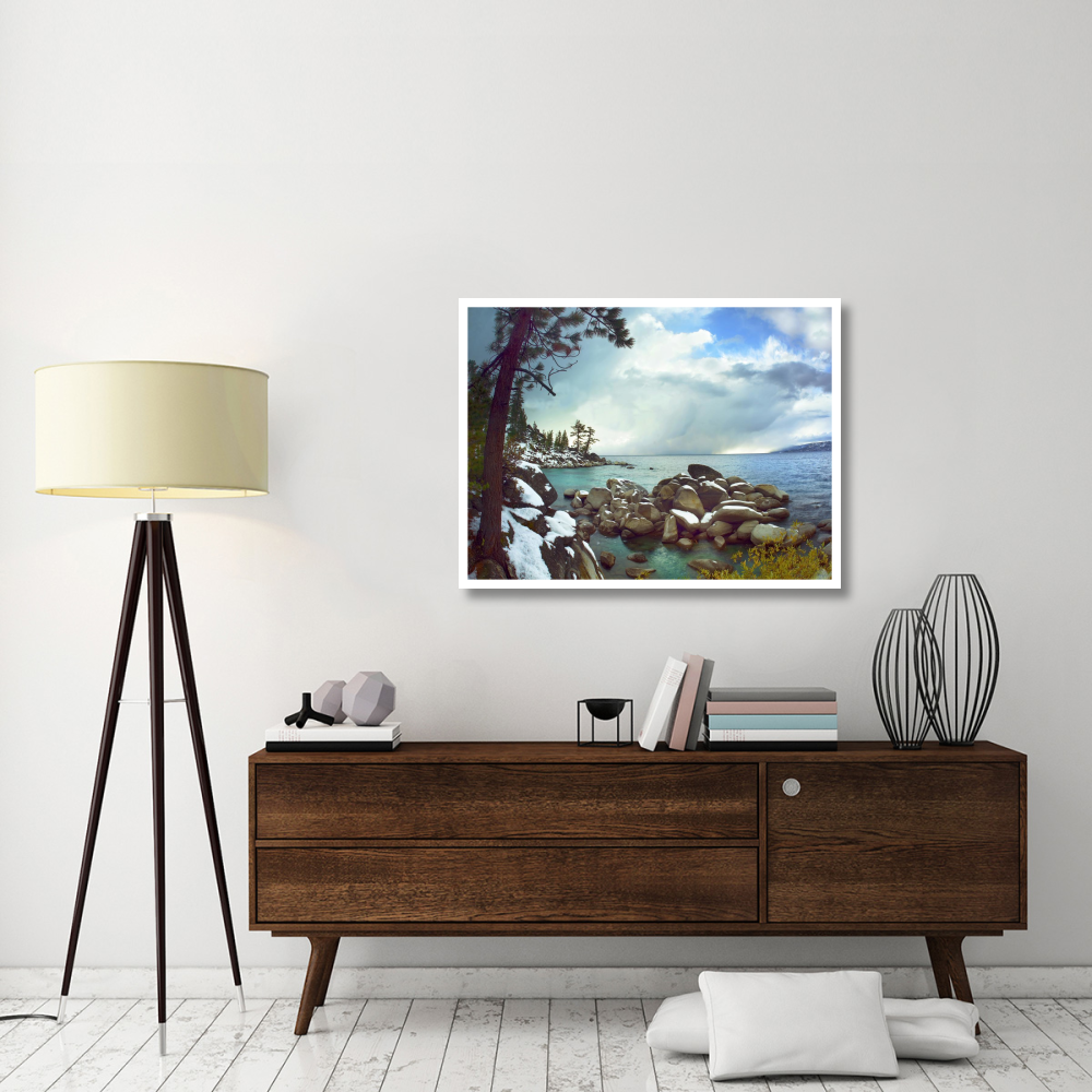 Memorial Point, Lake Tahoe, Nevada-Paper Art-42&quotx32"