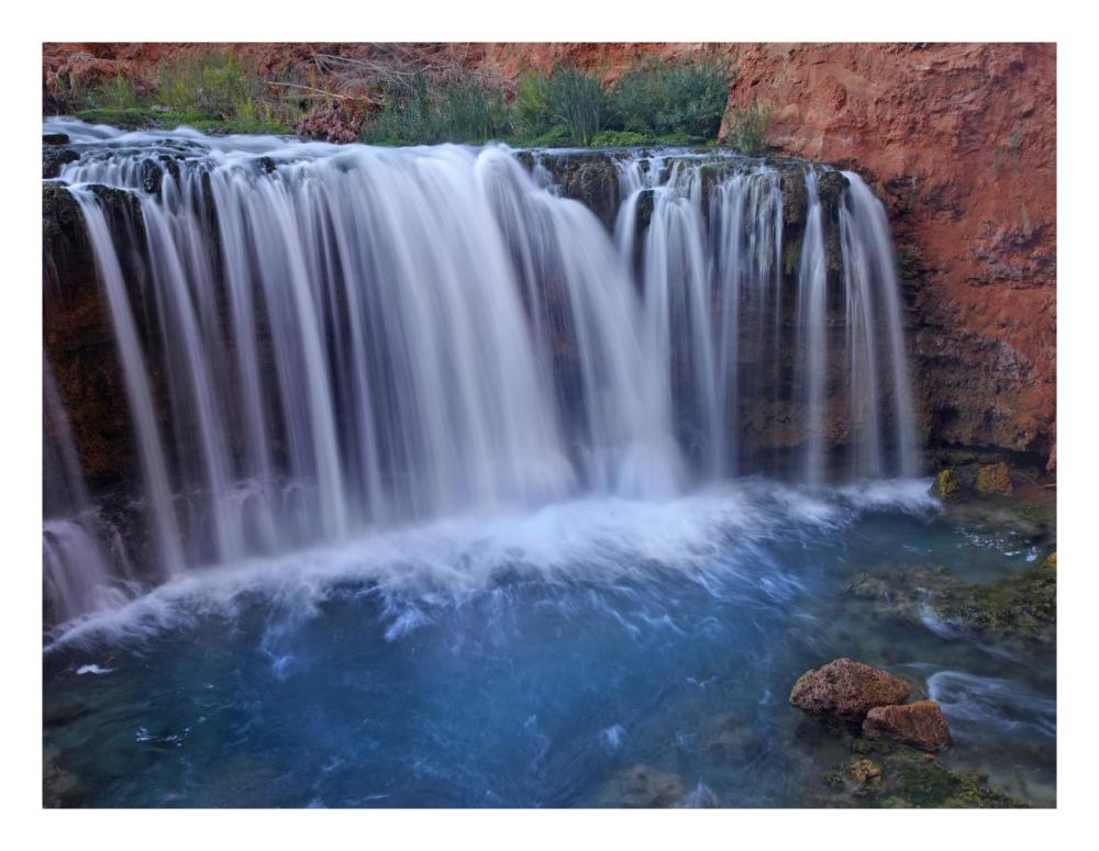 Rock Falls, Havasu Canyon, Arizona-Paper Art-26"x20"