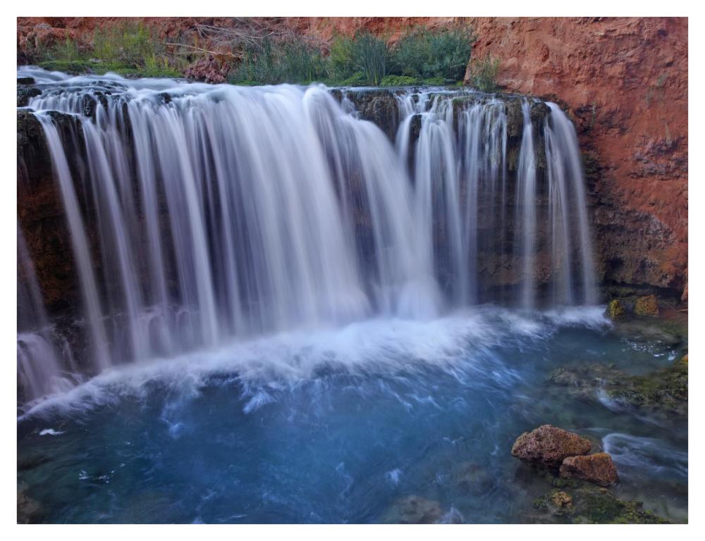 Rock Falls, Havasu Canyon, Arizona-Paper Art-42"x32"