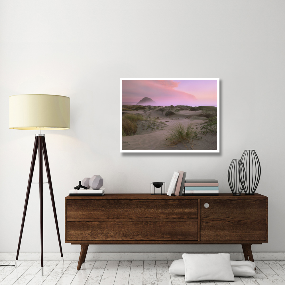 Morro Rock at Morro Bay, California-Paper Art-42&quotx32"