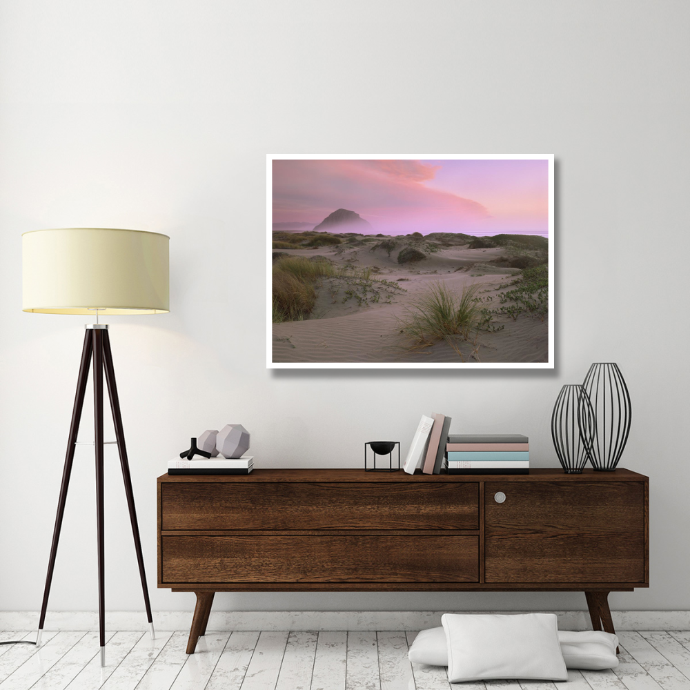 Morro Rock at Morro Bay, California-Paper Art-50&quotx38"