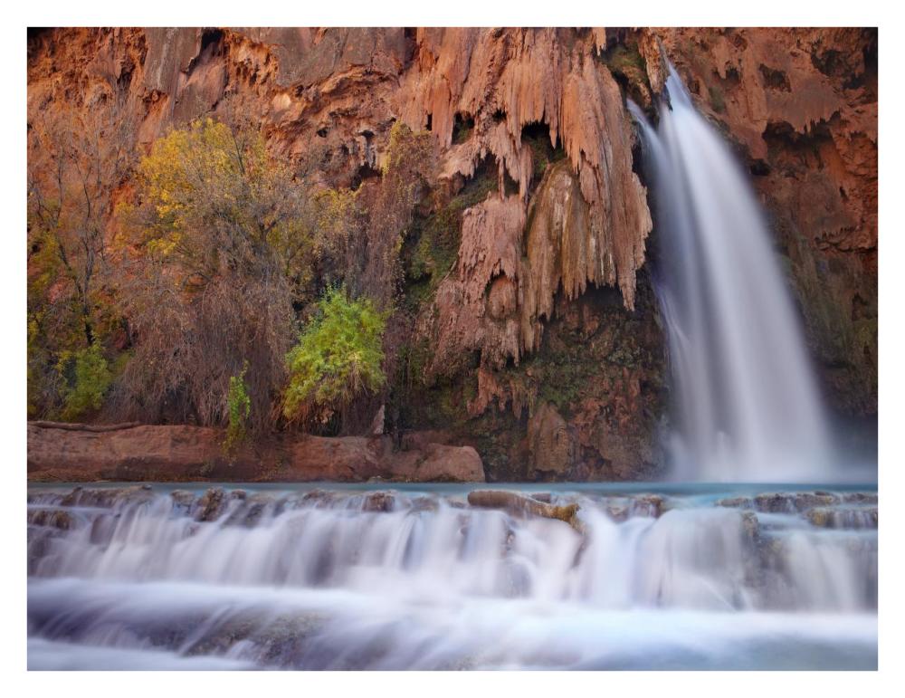 Havasu Falls, Grand Canyon, Arizona-Paper Art-34"x26"